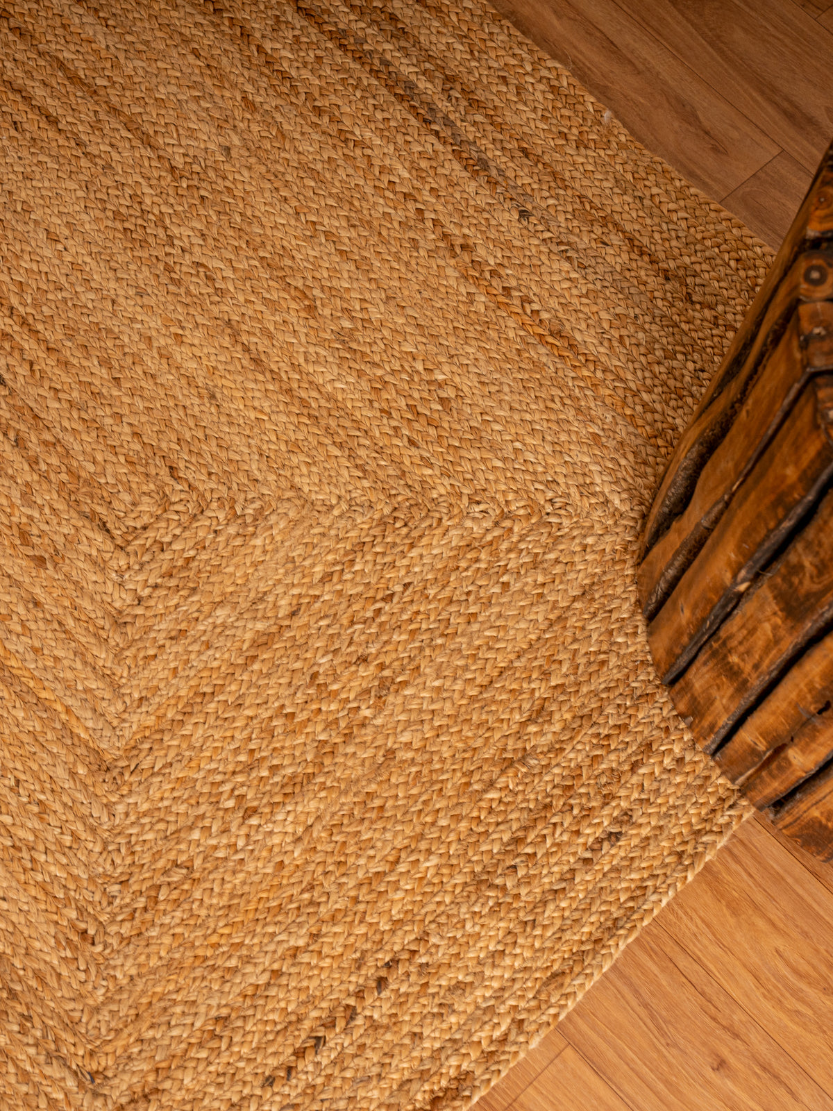 Natural Jute Floor Rectangle Carpet Ultra Large - 4x3